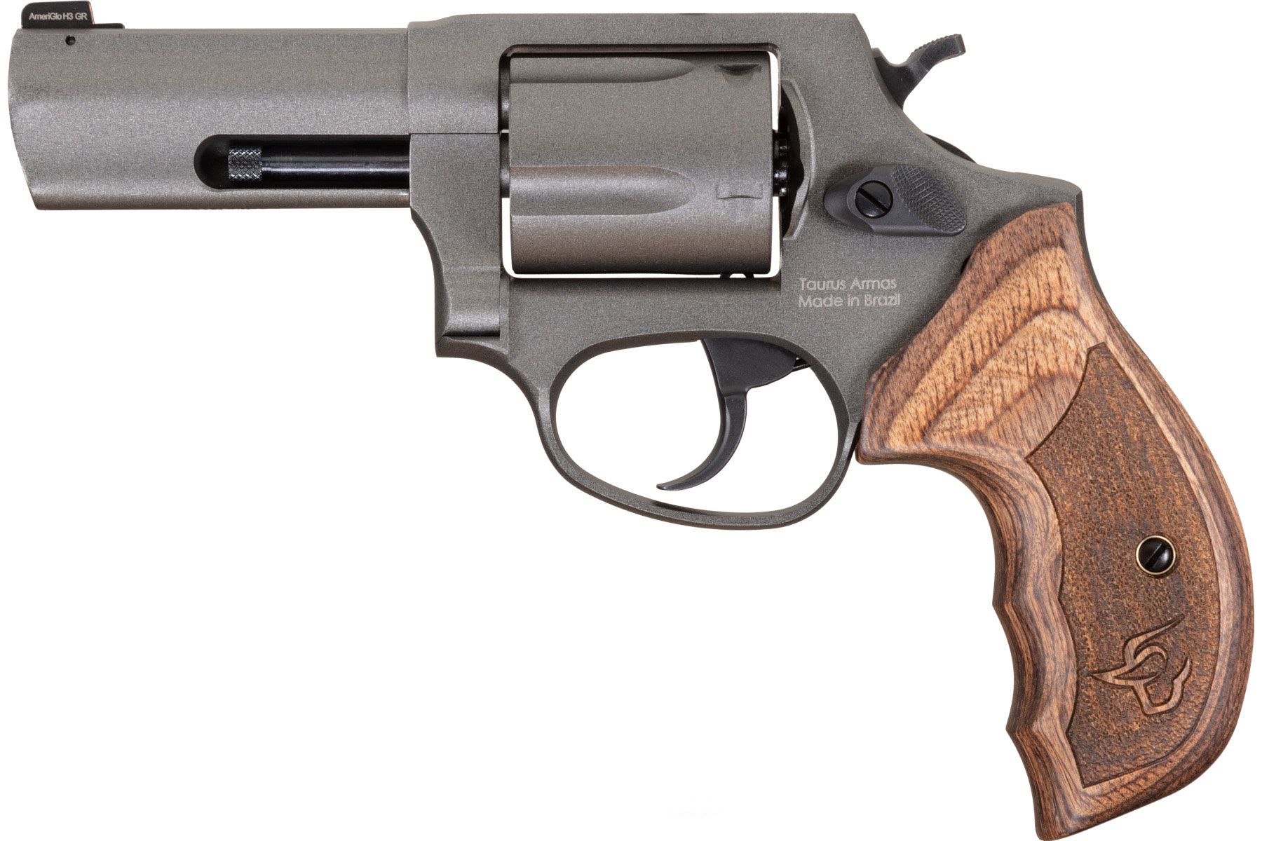 Taurus Defender 605 357 Mag / 38 Spl +P Tungsten Cerakote 3.00 in. Altamont Grip