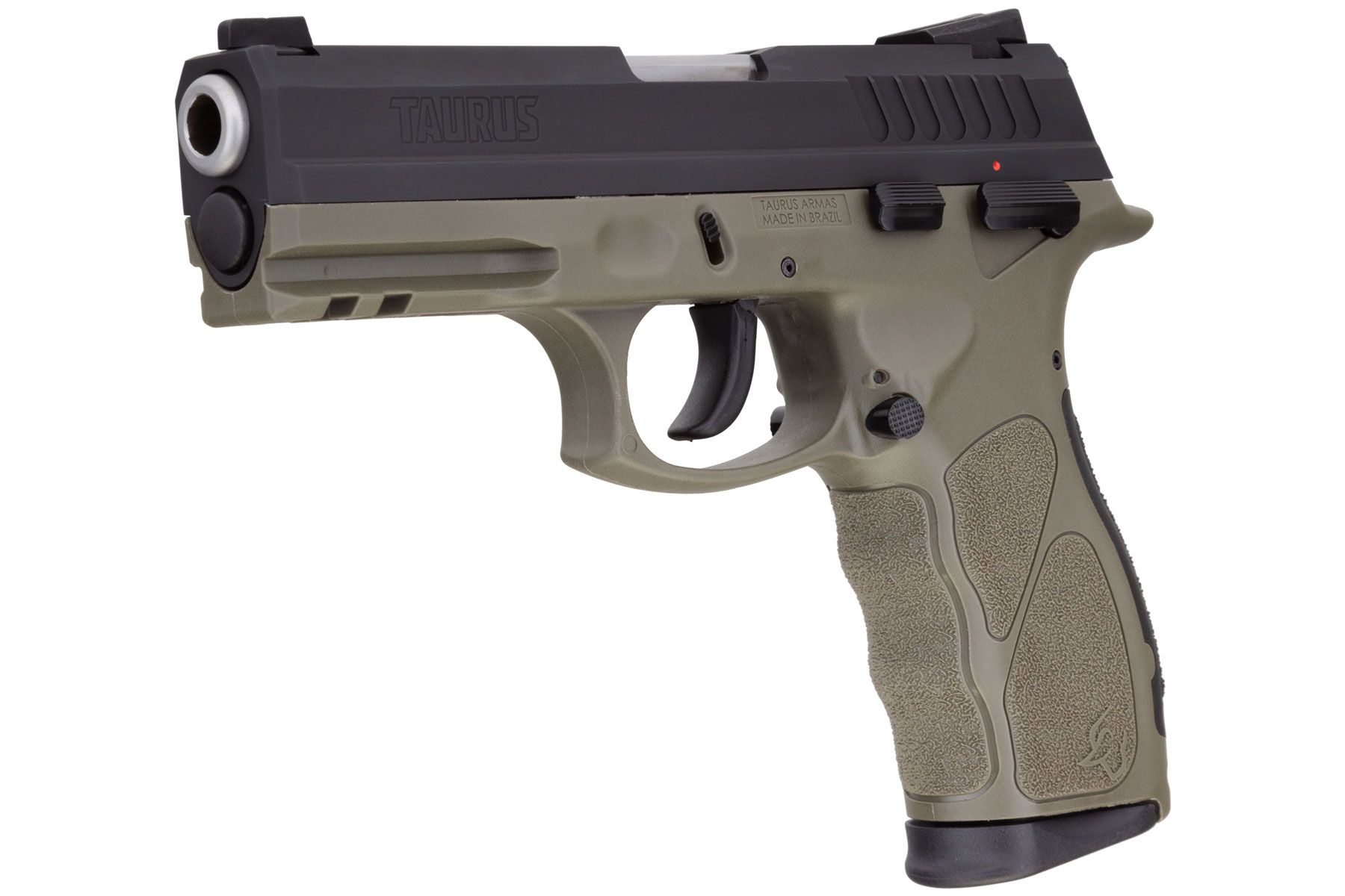 Taurus TH Matte Black / OD Green 9mm Luger Full Size 17 Rds.