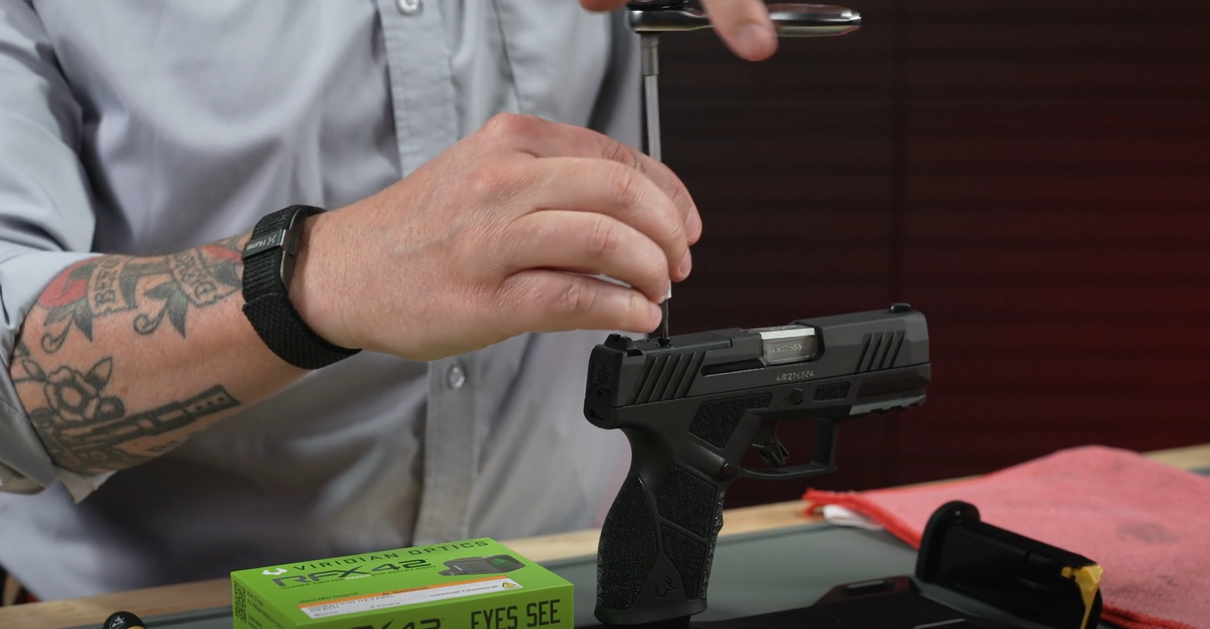 Taurus GX2 TORO optic installation